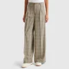 Prince of Wales wide leg trousers