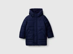 Puffer jacket lined in fleece