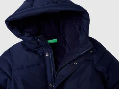 Puffer jacket lined in fleece