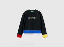 Pullover sweatshirt with logo print