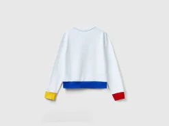 Pullover sweatshirt with logo print