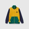 Pure cotton sweatshirt with zipper