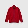 Pure cotton sweatshirt with zipper