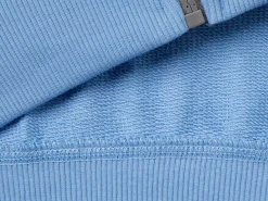 Pure cotton sweatshirt with zipper