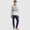 Pyjamas in long fiber cotton