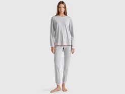 Pyjamas in long fiber cotton