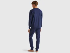 Pyjamas in long fiber cotton