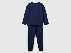Pyjamas in long fiber cotton