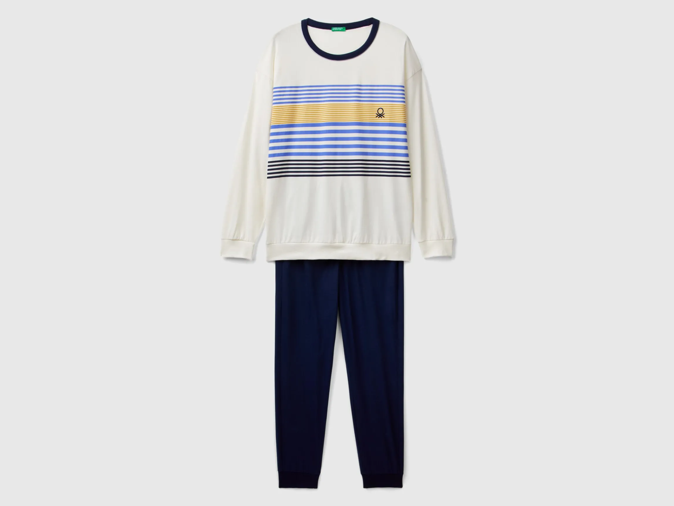 Pyjamas in long fiber cotton