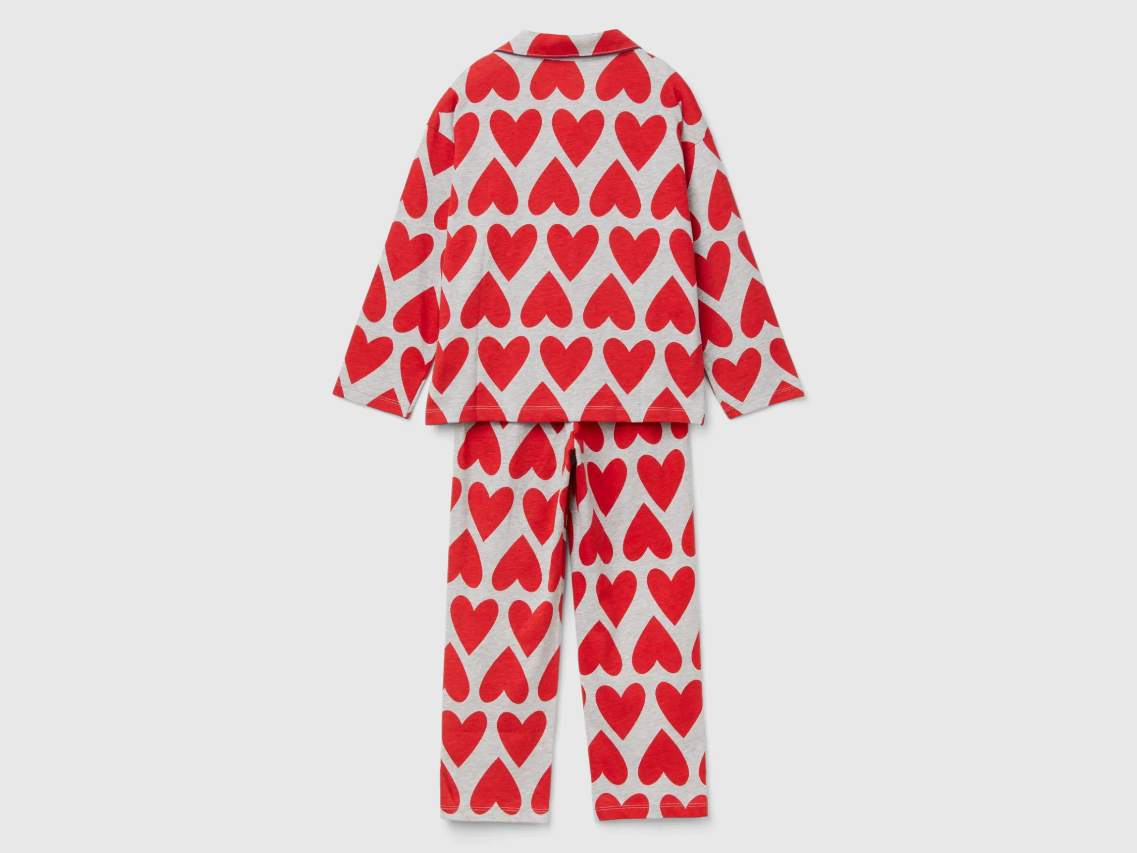 Pyjamas with heart print