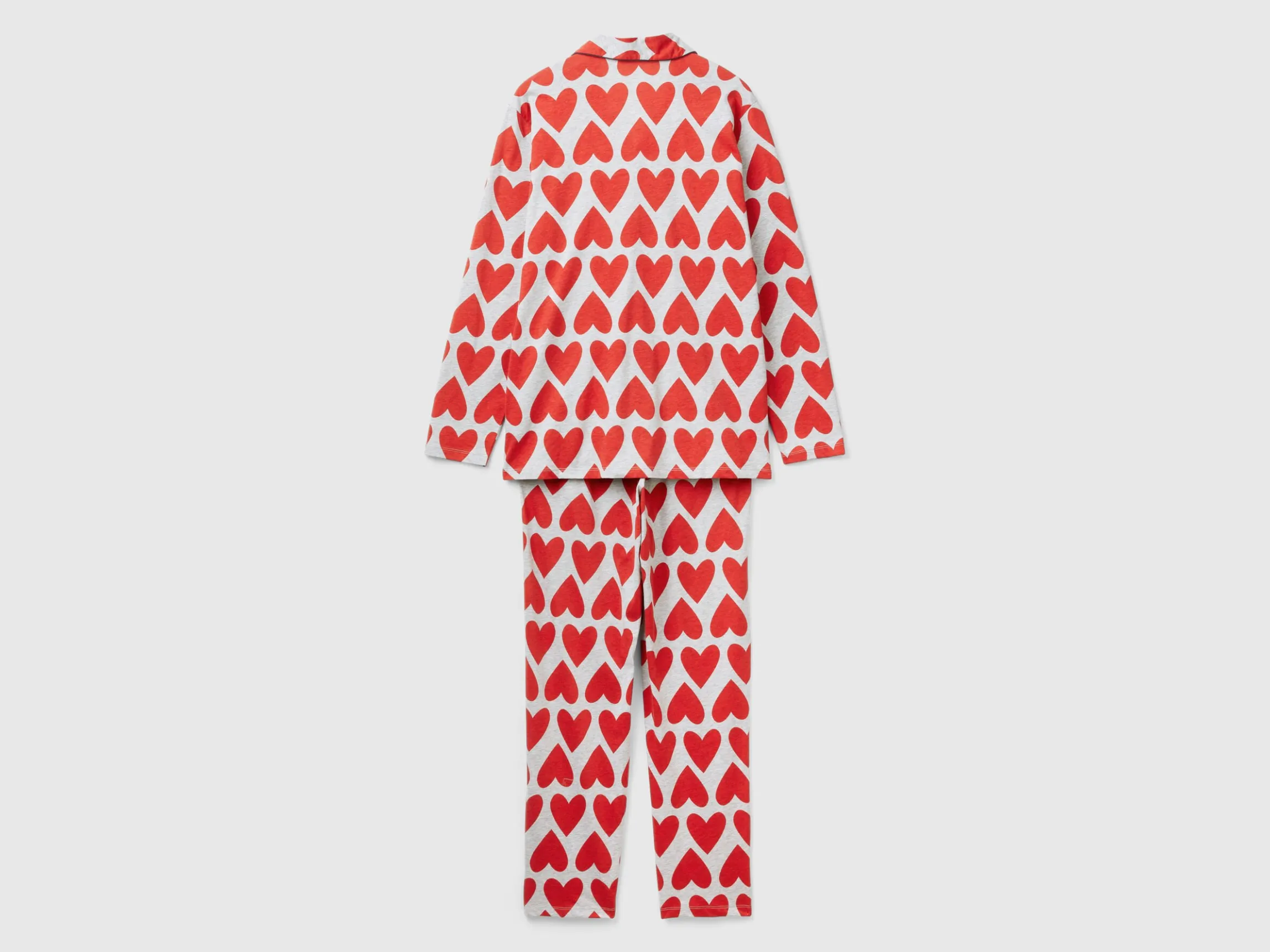 Pyjamas with heart print