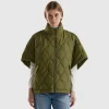 Quilted cape with lightweight padding