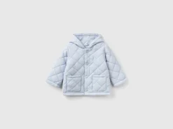 Quilted jacket with hood