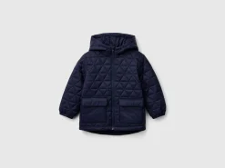 Quilted jacket with hood