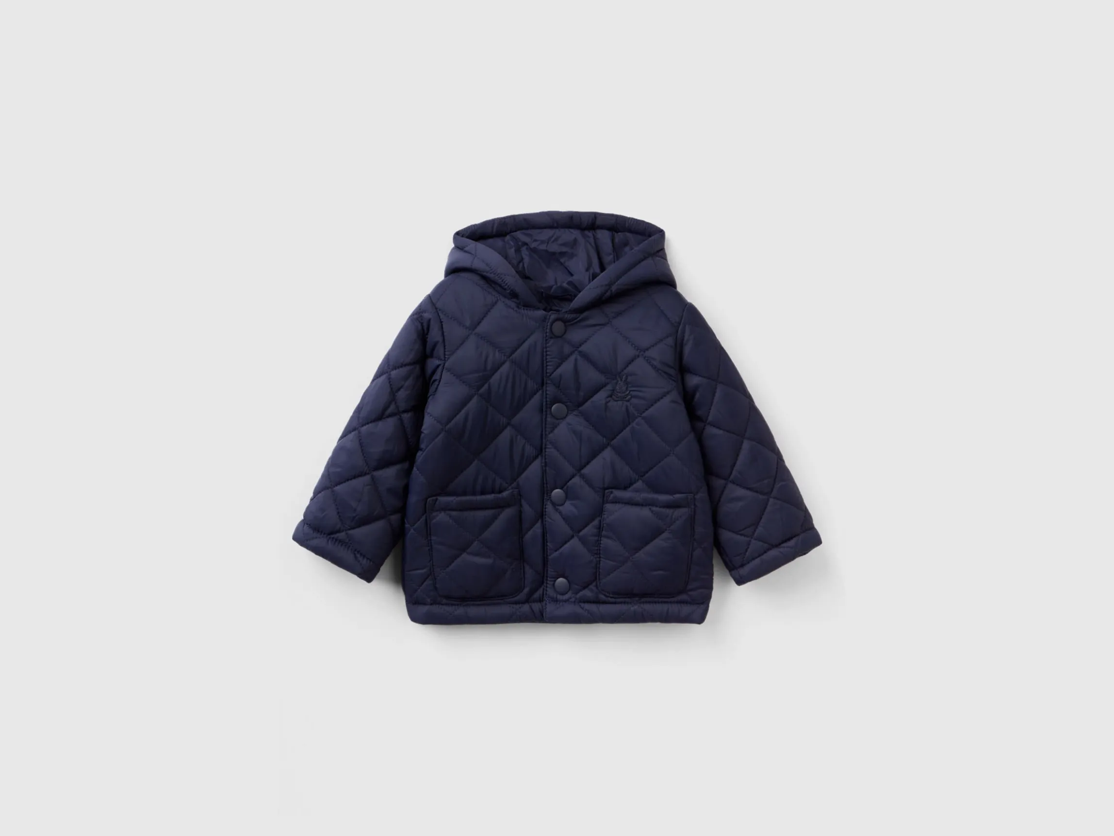Quilted jacket with hood