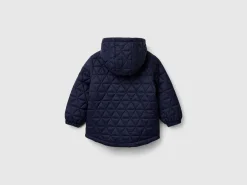 Quilted jacket with hood