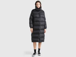 Real feather padded down jacket