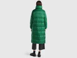 Real feather padded down jacket
