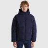 Real recycled down padded jacket