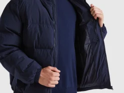 Real recycled down padded jacket