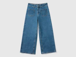 recycled cotton blend jeans