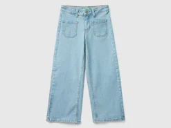 recycled cotton blend jeans