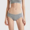 Recycled nylon blend boyshort underwear