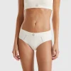 Recycled nylon blend boyshort underwear