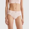 Recycled nylon blend boyshort underwear