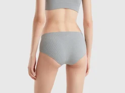 Recycled nylon blend boyshort underwear