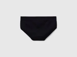 Recycled nylon blend boyshort underwear