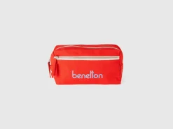 Red beauty case in pure cotton