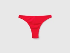 Red Christmas briefs with gift embroidery