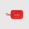 Red keychain and coin purse