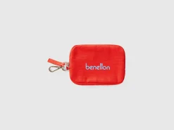 Red keychain and coin purse