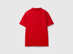Red regular fit polo