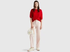 Regular fit flowy trousers