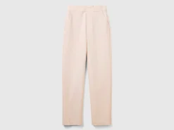 Regular fit flowy trousers