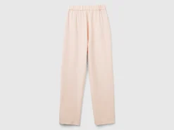 Regular fit flowy trousers