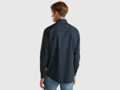 Regular fit patterned shirt