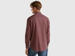 Regular fit patterned shirt