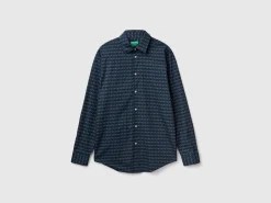 Regular fit patterned shirt