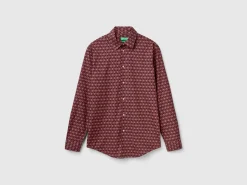 Regular fit patterned shirt