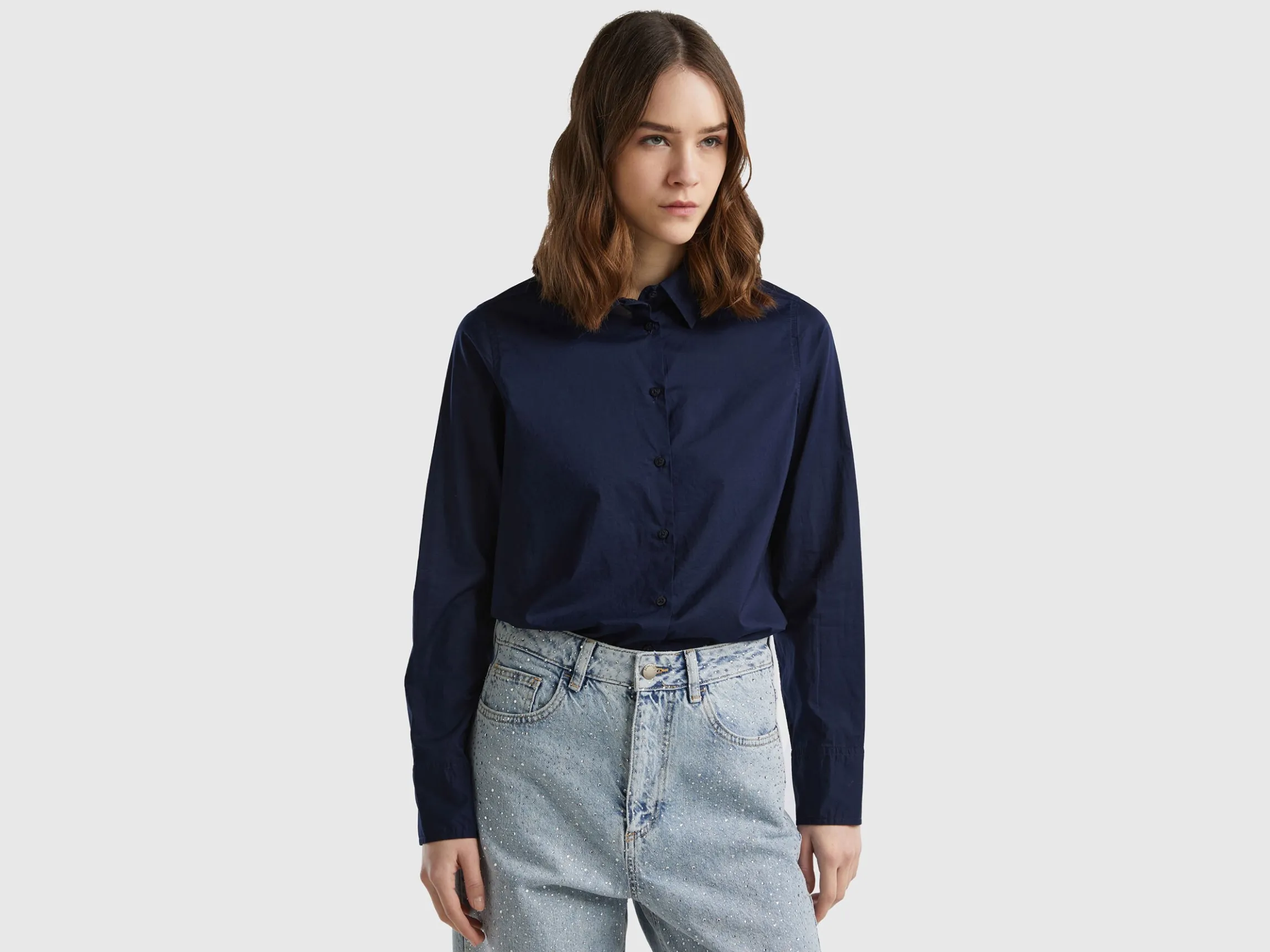 Regular fit shirt in light cotton