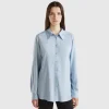 Regular fit shirt in viscose