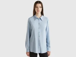 Regular fit shirt in viscose