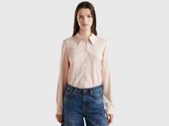 Regular fit shirt in viscose