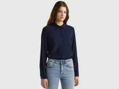 Regular fit shirt in viscose