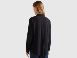 Regular fit shirt in viscose