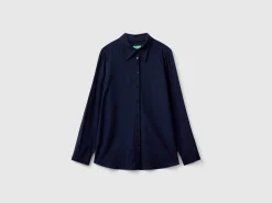 Regular fit shirt in viscose